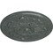 Ekena Millwork Legacy Acanthus Ceiling Medallion (Canopies up to 3 1/2"), 12 3/4"OD x 7/8"P, Athenian Green Crackle CM12LEAGC - alternate 3